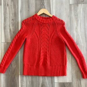 Red LOFT sweater! Perfect for Valentines Day!